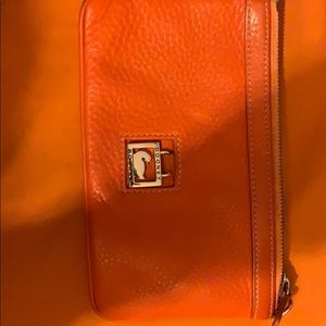 Orange wristlet